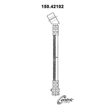 CENTRIC PARTS Brake Hose, 150.42102 150.42102